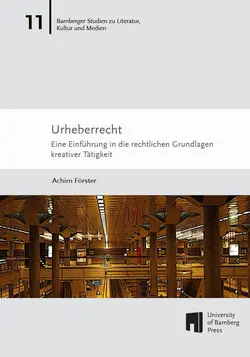 Buchcover von "Urheberrecht : Eine Einführung in die rechtlichen Grundlagen kreativer Tätigkeit"