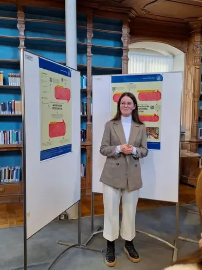 Eröffnung der Ausstellung Antisemitismuspraevention am 1. Februar 2024 in der TB1