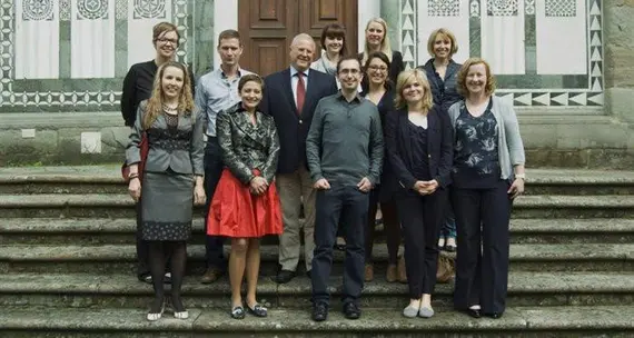 Prof. Dr. Dr. Hans-Peter Blossfeld mit Projektteam