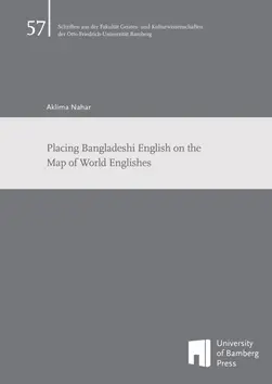 Covergraphik zum Buch "Placing Bangladeshi English on the Map of World Englishes" von Aklima Nahar