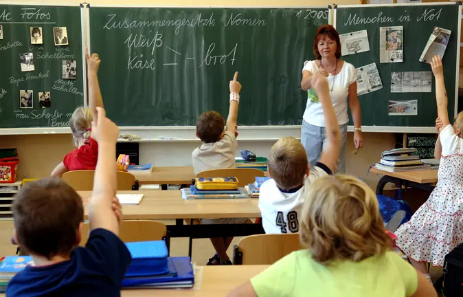 Deutschunterricht einer dritten Klasse