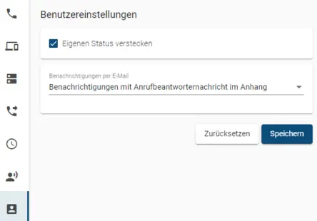 Ansicht Benachrichtigung per E-Mail einrichten