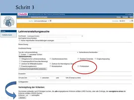 Frühstudium Lehrveranstaltungen Screen 3