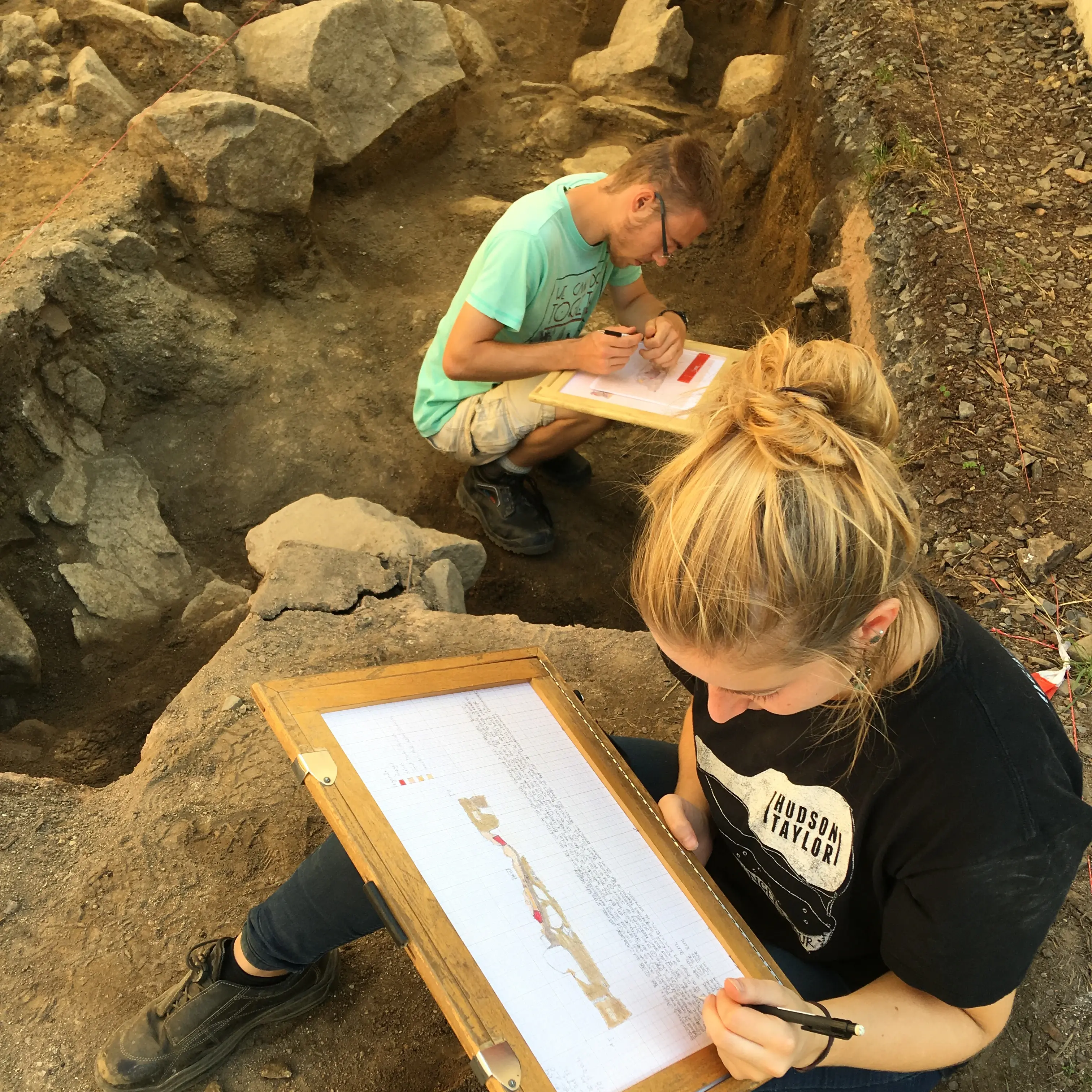 Lehrgrabung im "Ackerbürgerhaus" in Bärnau (Sommer 2019)
