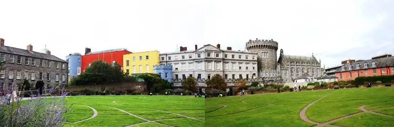 Photos of Dublin Castle.