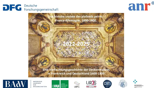 PLAFOND-3D: Eine Verflechtungsgeschichte der Deckenmalerei in Frankreich und Deutschland 1600-1800