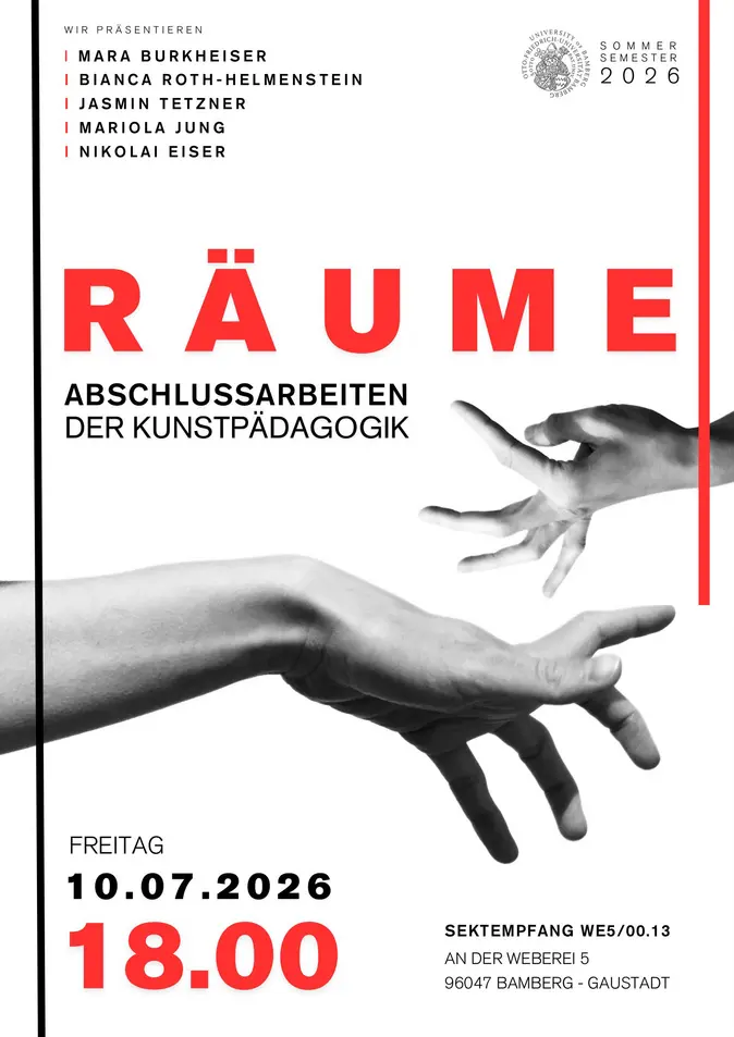 Ausstellung Räume SoSe 2026