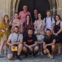 Gruppenfoto von Studierenden