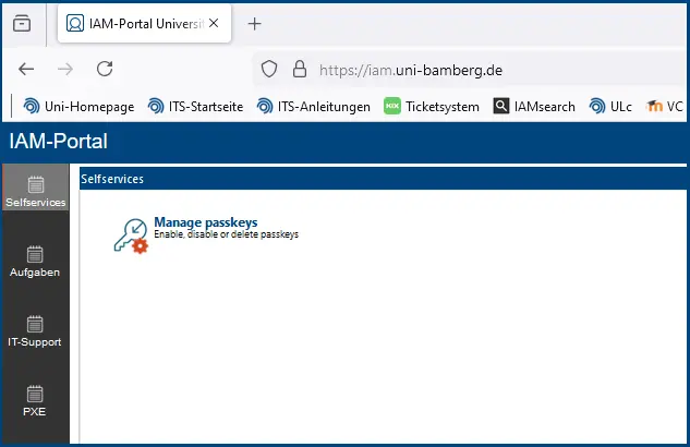 Screenshot 13: Manage passkeys