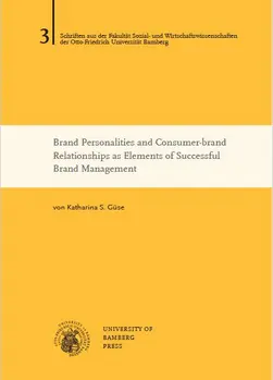 Buchcover von "Brand Personalities and Consumer-brand Relationships as elements of successful brand management"