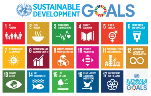 Übersicht über die Sustainable Development Goals der Vereinten Nationen
