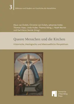 Covergraphik zum Buch "Queere Menschen und die Kirchen", hg. von Klaus van Eickels et al.