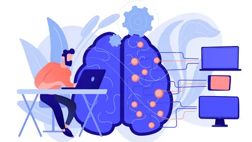 Artificial intelligence concept vector illustration. Artificial intelligence concept vector illustration.