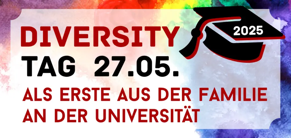 Colorful banner for Diversity Day 2025 at the University of Bamberg