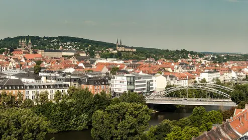 Blick über Bamberg