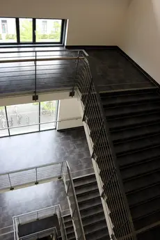 Treppenhaus im ERBA-Gebäude