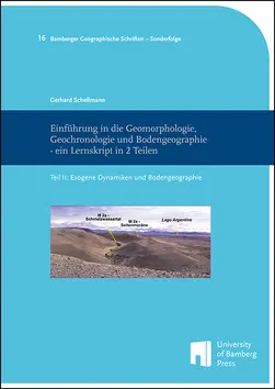 book cover of "Einführung in die Geomorphologie, Geochronologie und Bodengeographie - ein Lernskript in 2 Teilen : Teil II: Exogene Dynamiken und Bodengeographie"