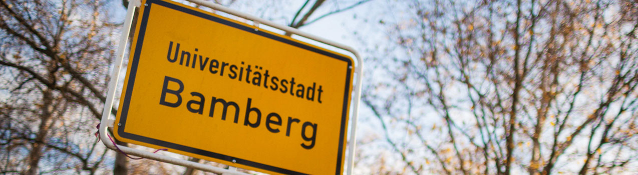 Ortsschild Universitätsstadt Bamberg