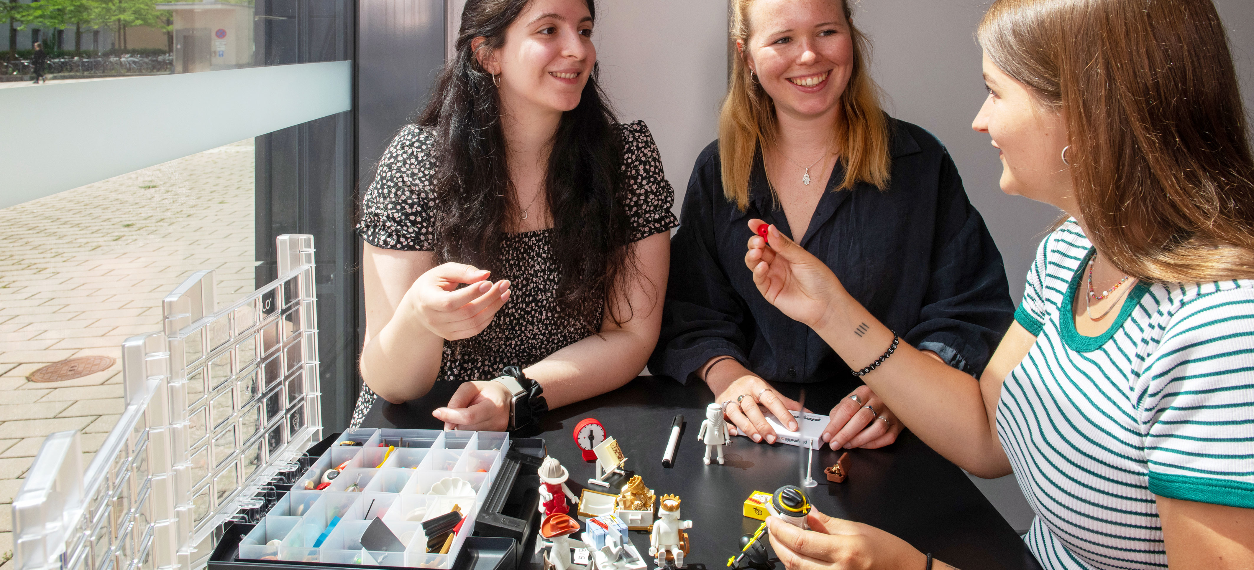 Gründungsteams arbeiten an ihrer Gründungsidee.