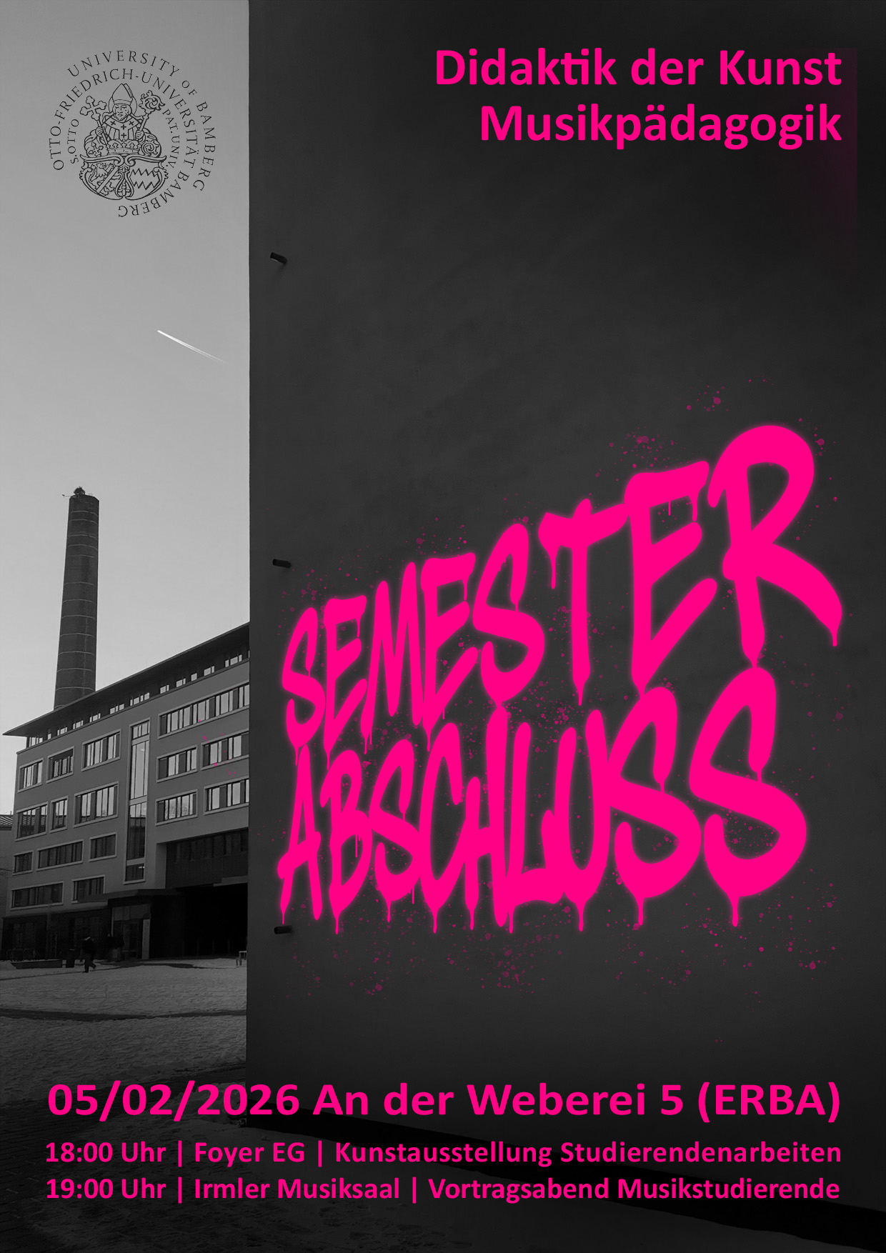 Plakat Semesterabschluss WiSe 2025 