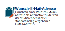 Selfservice Wunsch-E-Mail-Adresse im IAM-Portal