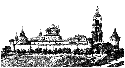 Das Neue Erlöser-Kloster in Moskau (Novospasskij mon.)