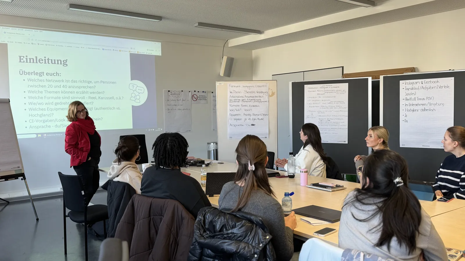 Dr. Kristina Wied mit ihrem Kurs.